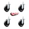 Service Caster Belshaw HG18-0031-4 Replacement Caster Set - HG18EZ Glazer BEL-SCC-DCGR20S414-POS-716138-4 - alternate 3